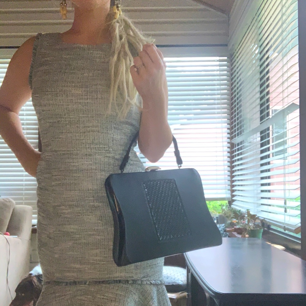 Tweed banana republic dress, clueless vibes